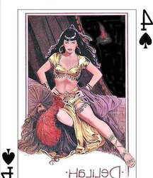 Erotic Playing Cards six - Betty Page for