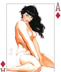 Erotic Playing Cards six - Betty Page for