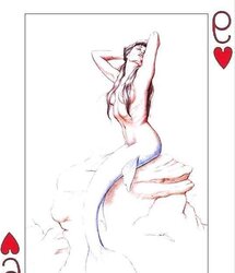 Erotic Playing Cards six - Betty Page for