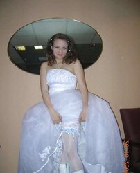Wedding upskirts