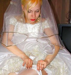 Wedding upskirts