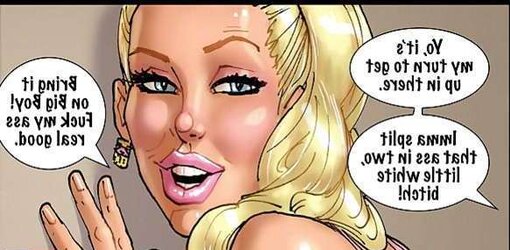 Bi-Racial cartoon porn