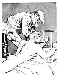 Brutal Visitor by Tom of Finland