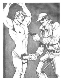 Brutal Visitor by Tom of Finland