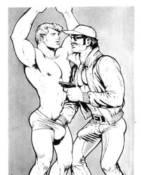 Brutal Visitor by Tom of Finland