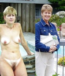 Clothed - Disrobed Unshaved Chicks
