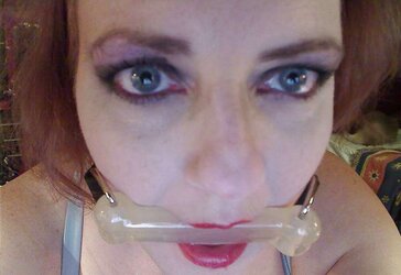 Ball-Gagged Big-Titted PLUMPER