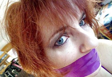 Ball-Gagged Big-Titted PLUMPER