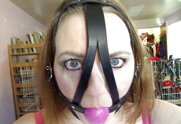 Ball-Gagged Big-Titted PLUMPER