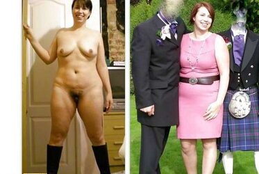 Real UK wives Unsheathed Clad and Nude Vol