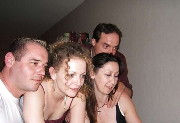 Gang Fuckfest Fledgling French Duo n3 Swingers #rec Voyeur G