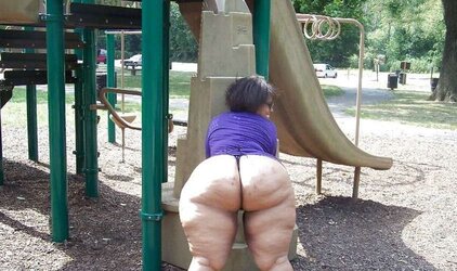Outdoors With SSBBW RedBone L.A. Gurl