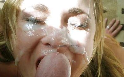 Some facials cum shot