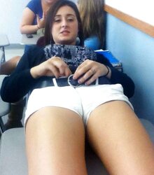 Teenager camel toe