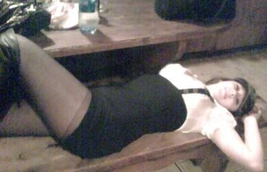 Tights miniskirt inexperienced