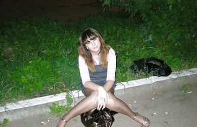 Tights miniskirt inexperienced