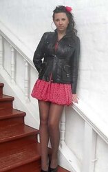 Tights miniskirt inexperienced