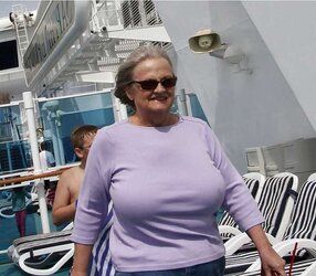 Big-Boobed mature femmes clad.