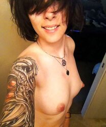 Pretty women with piercing and tatoos
