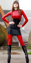 Wonderful Model in Spandex and Ballet Shoes