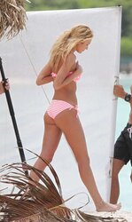 Candice Swanepoel VS swimsuit shoot in St Barts