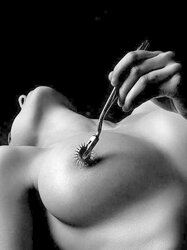 The ultra-cutie of DOMINATION & SUBMISSION in dark-hued and white part