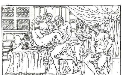 Erotic Book Illustrations trio - Cabinet of Amor and Venus