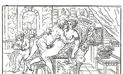 Erotic Book Illustrations trio - Cabinet of Amor and Venus