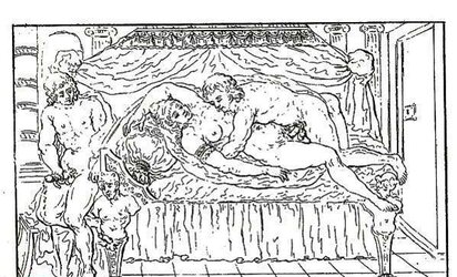 Erotic Book Illustrations trio - Cabinet of Amor and Venus