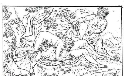 Erotic Book Illustrations trio - Cabinet of Amor and Venus