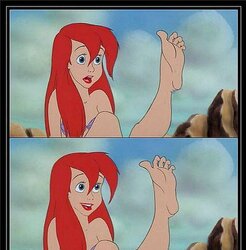 Crimson Hair, Soles Naked