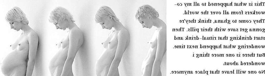 Pregnant captions