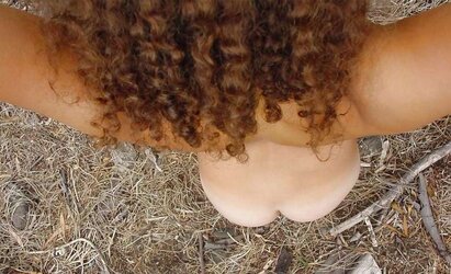 Ebony Teenager - Pretty Creole Hippie Female With Sensitive Chubby Body