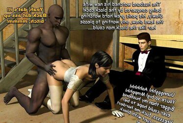 Bi-Racial cuckold cartoon Dessin de candaulisme