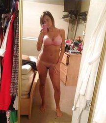 Fabulous Towheaded Wifey Self Shots
