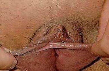 Grosse heraushaengende Schamlippen