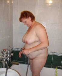 Granny in the shower 1.