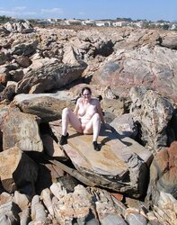 Mischievous mummy reveal her assets outside fake penis