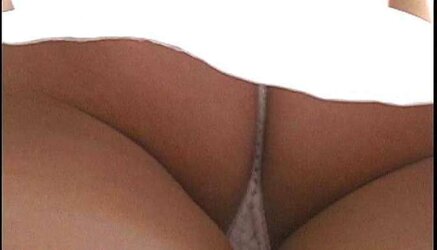 Voyeur upskirts outside