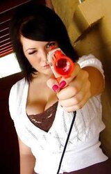 Smoking Steaming Dark-Haired Camgirl (Buxom winter) Image Gallery