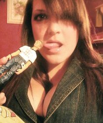 Smoking Steaming Dark-Haired Camgirl (Buxom winter) Image Gallery