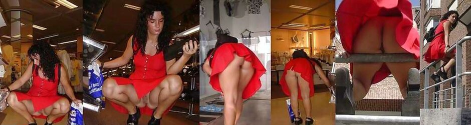 Upskirt Labia