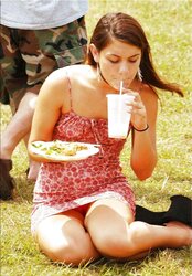 Upskirt Labia