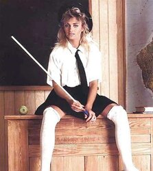 Retro schoolgirl tramps
