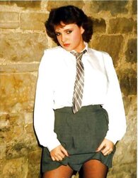 Retro schoolgirl tramps