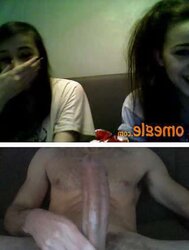 Omegle reactions to my hard-on