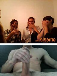 Omegle reactions to my hard-on