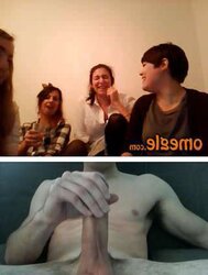 Omegle reactions to my hard-on
