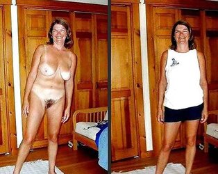 Mature clothed - unclothed