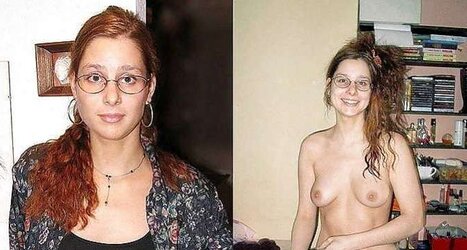 Mature clothed - unclothed
